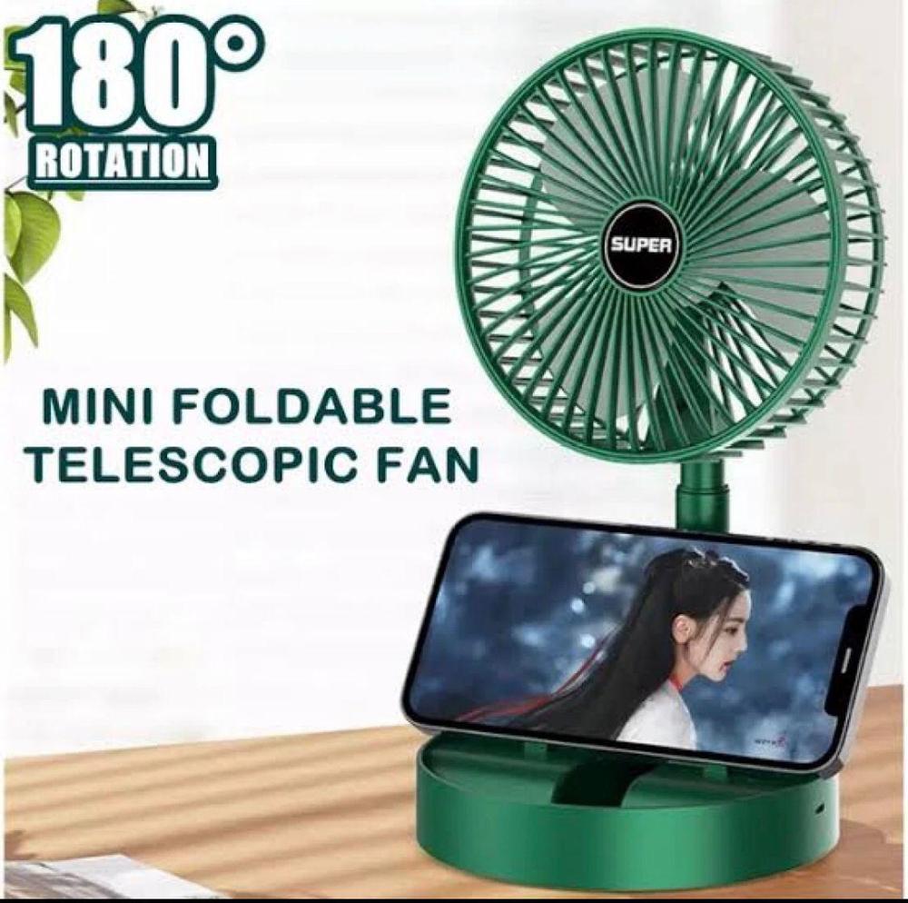 Portable chargeable electric fan