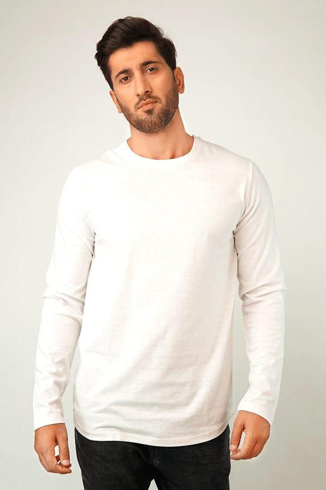 Plain white T-shirt